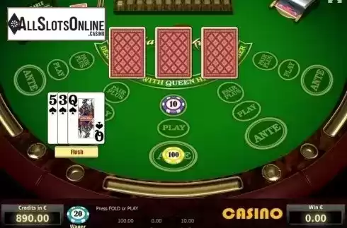 Game Screen 3. Three Card Poker (Tom Horn Gaming) from Tom Horn Gaming