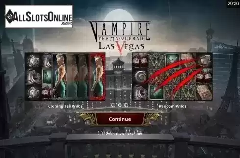 Intro Game screen 2. Vampire: The Masquerade – Las Vegas from Foxium