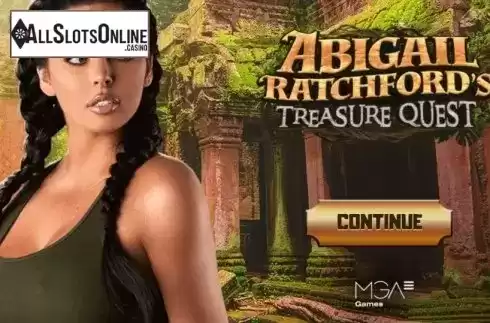 Start Screen. Abigail Ratchfords Treasure Quest from MGA