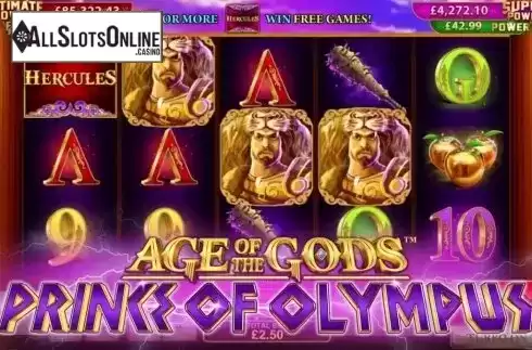 Screen 3. Age of The Gods™ Prince of Olympus from Playtech