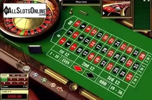 Game Screen 1. American Roulette (Tom Horn Gaming) from Tom Horn Gaming