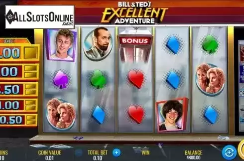 Reel Screen. Bill & Teds Excellent Adventure (IGT) from IGT