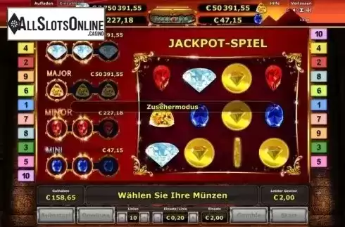 Screen 3. Book of Ra Deluxe Jackpot Edition from Novomatic