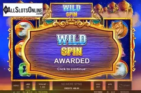 Wild Spin Screen