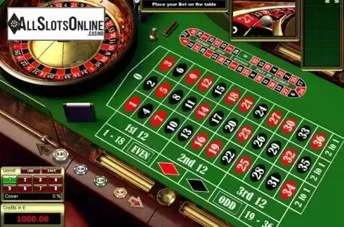 Game Screen 1. European Roulette (Tom Horn Gaming) from Tom Horn Gaming