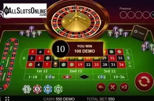 Win screen. European Roulette(Evolution Gaming) from Evoplay Entertainment