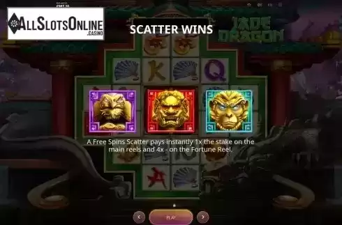 Scatter wins screen