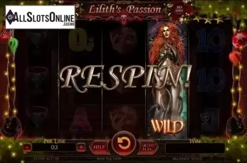Respin. Lilith's Passion Christmas Edition from Spinomenal
