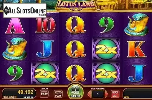 Multipliers in Free Spins Screen