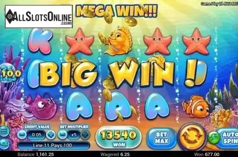 Mega Big Win screen. Reels Of Fortune (Top Trend Gaming) from TOP TREND GAMING