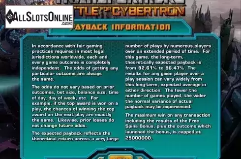 Screen8. Transformers Battle for Cybertron from IGT