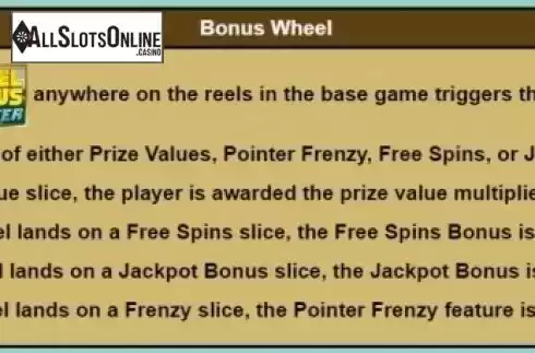 Bonus Wheel. Wheel of Fortune Hawaiian Getaway from IGT