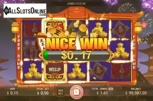 Win in Free Spins Screen
