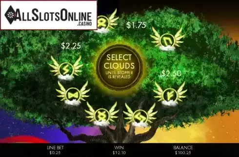 Bonus game screen 3. Yggdrasil: The Tree of Life Slots from Genesis