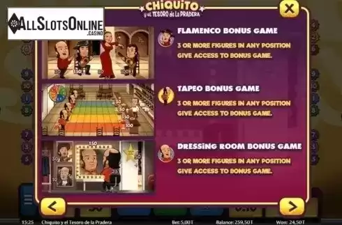 Bonus Games. Chiquito y el tesoro de la pradera from MGA