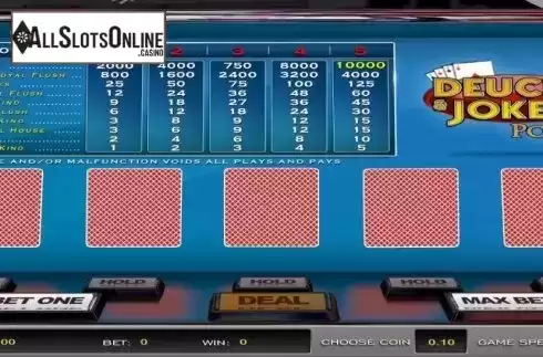Reel Screen. Deuces & Jokers Poker (Nucleus Gaming) from Nucleus Gaming