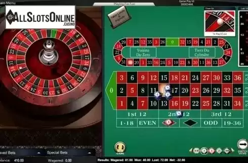 Game Screen 3. European Roulette (Top Trend Gaming) from TOP TREND GAMING
