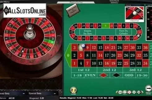 Game Screen 2. European Roulette (Top Trend Gaming) from TOP TREND GAMING