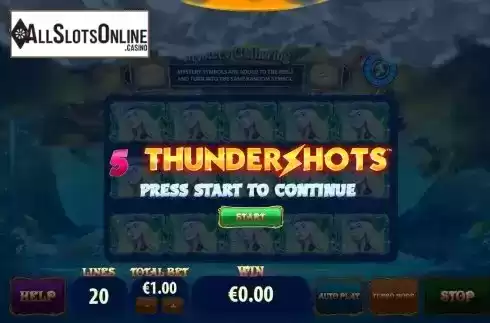 Thunder Shots Win Screen