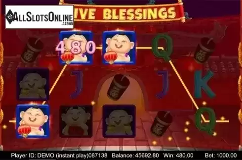 Game workflow 4. Five Blessings	(Triple Profits Games) from Triple Profits Games