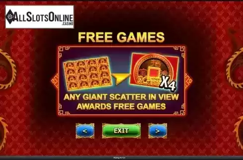 Free games screen