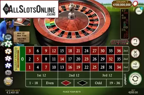 iPad. Frankie Dettori's Jackpot Roulette from Playtech