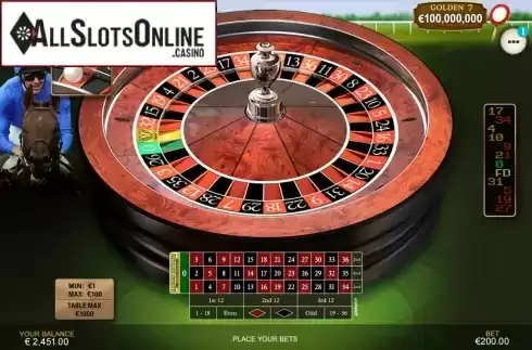 iPad. Frankie Dettori's Jackpot Roulette from Playtech