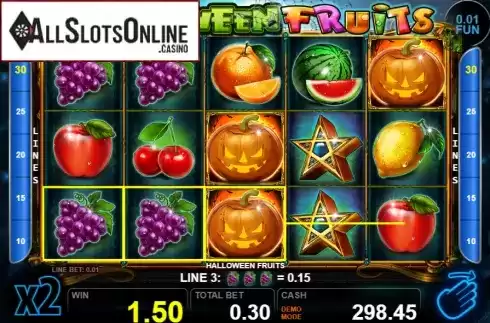 Win screen 3. Halloween Fruits (Casino Technology) from Casino Technology