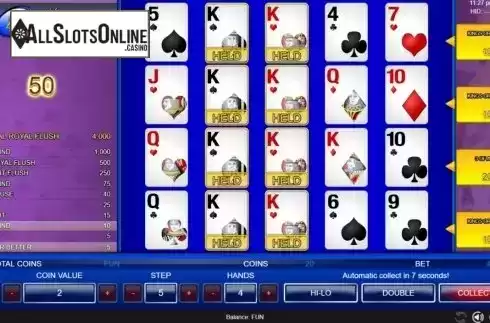 Game Screen 3. Joker Poker 4 Hands (Espresso Games) from Espresso Games