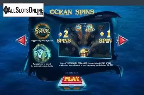 Free Spins. Pirates Plenty The Sunken Treasure from Red Tiger