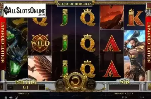 Free Spins 2. Story of Hercules Expanded Edition from Spinomenal