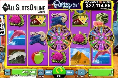 Win Screen 1. World of Ripley's Believe it or Not from Spin Games