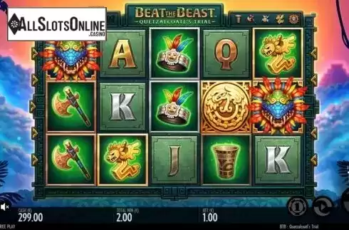 Free Spins 2. Beat the Beast Quetzalcoatls Trial from Thunderkick