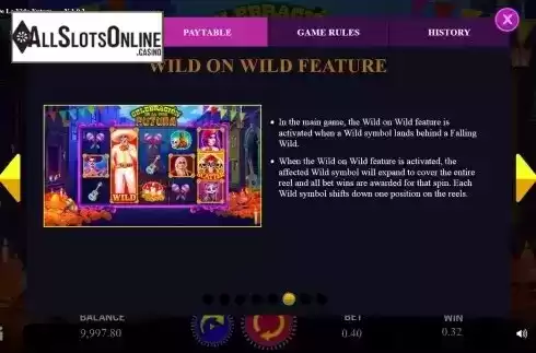 Wild on wild feature screen