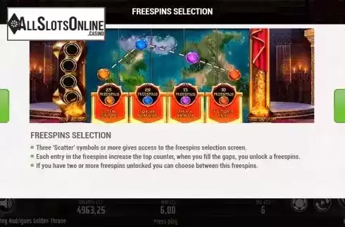 FS selection screen
