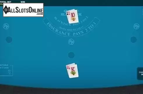 Win screen. High Roller Blackjack Perfect Pairs from OneTouch