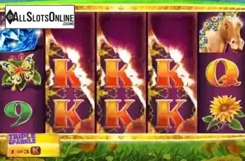 Reel Screen. Solstice Celebration Triple Sparkle from Konami