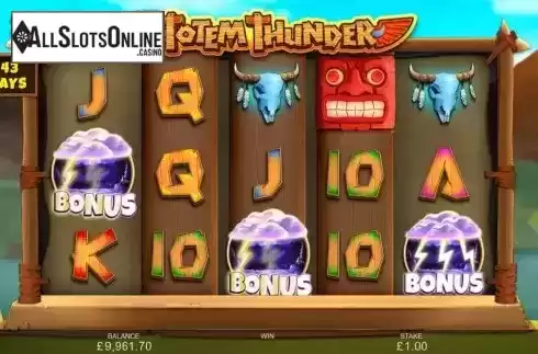 Free Spins Win Screen