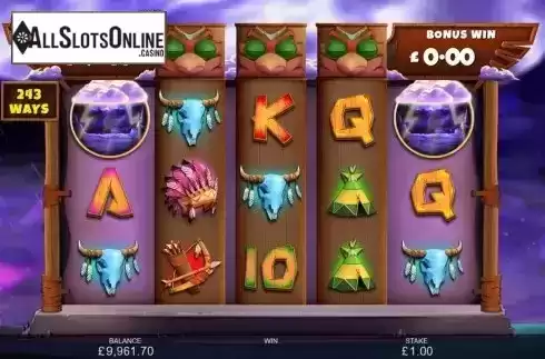 Free Spins Gameplay Screen