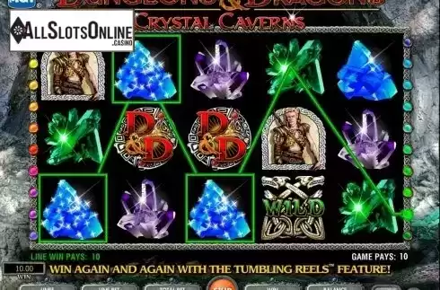 Screen9. Dungeons and Dragons Crystal Caverns from IGT