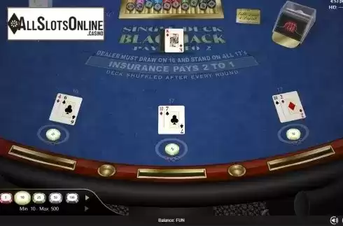 Game Screen 2. Single Deck Blackjack (Espresso Games) from Espresso Games