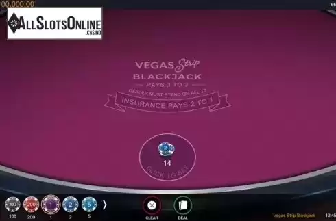 Game Screen 1. Vegas Strip Blackjack (Switch Studios) from Switch Studios