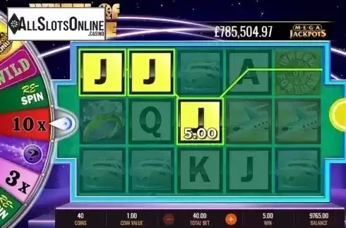 Win Screen 1. Mega Jackpots Wheel of Fortune on Air from IGT