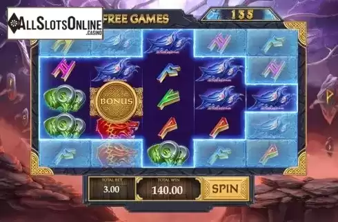 Free Spins 2. Age of the Gods: Norse - Ways of Thunder from Playtech Origins