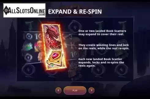 Expand and Re-spin screen