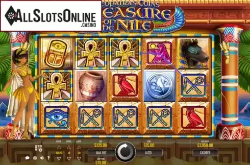 Win Screen 1. Cleopatra's Coins Treasure of the Nile from Rival Gaming