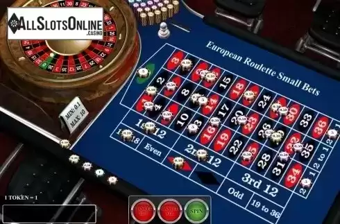 Game Screen. European Roulette Small Bets (iSoftBet) from iSoftBet