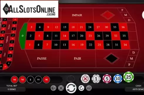 Game screen. French Roulette (Evoplay Entertainment) from Evoplay Entertainment