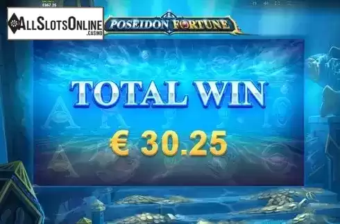 Total Win in Free Spins Screne