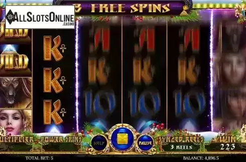 Free Spins Game Screen